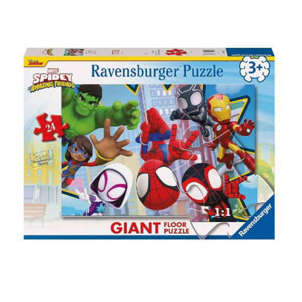 Spidey & His Amazing Friends 24 Piece Giant Floor Jigsaw Puzzle