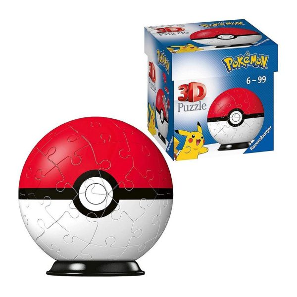 Pokemon Pokeball 3D Puzzle 54 Piece