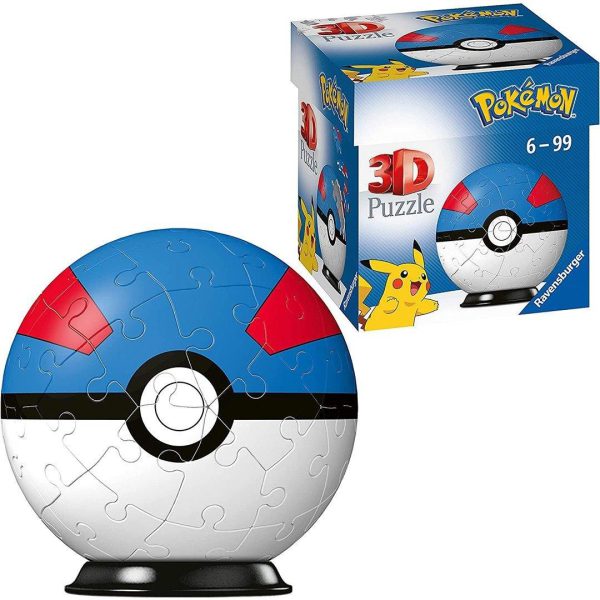 Pokemon Great Ball 3D Jigsaw Puzzle