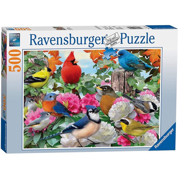 Garden Birds 500 Piece  Jigsaw Puzzle