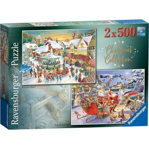 Christmas Collection 2 x 500 Piece Jigsaw Puzzle