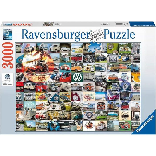 99 VW Campervan Moments 3000 Piece Jigsaw Puzzle