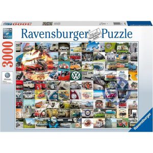 99 VW Campervan Moments 3000 Piece Jigsaw Puzzle