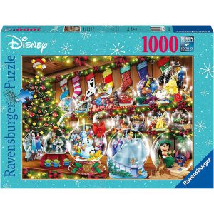 Disney Christmas Snowglobe Paradise 1000 Piece Jigsaw Puzzle