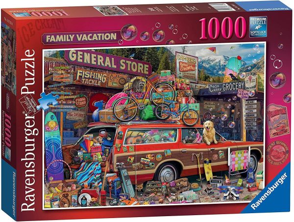 Family Vacation 1000 Piece Jigsaw Puzzle