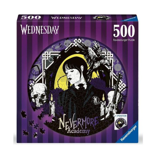 Wednesday Circular 500 Piece Jigsaw Puzzle