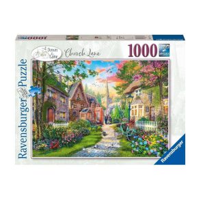 Down The Lane No.4 Church Lane Jigsaw Puzzle