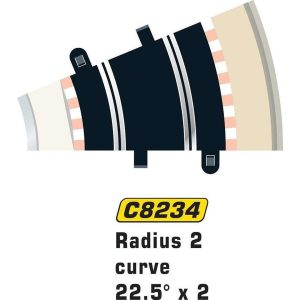 Track   Radius 2 Curve 22.5o (2)(C154)