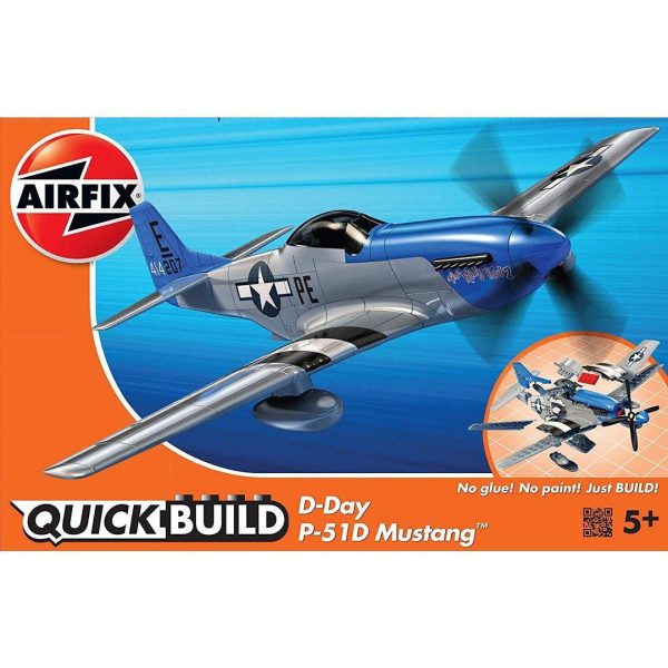 J6046 Quickbuild D Day Mustang Model Kit