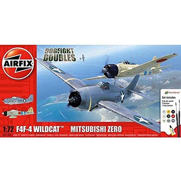 A50184 Model Starter Set Dogfight Double F 4F4 Aircraft Model Kit