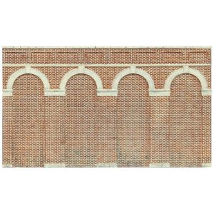 High Level Arched Retaining Walls X 2 (Red Brick)