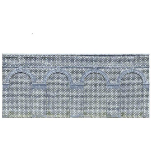 Mid Level Arched Retaining Walls X2 (Engineers Blue Brick)