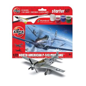 Starter Set   North American P 51D Mustang  Model Kit