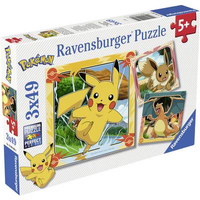 Children puzzle 3x49 parts - Pokémon 12004062 1 pc(s) 1 Children puzzle 3x49 parts - Pokémon 12004062 1 pc(s)
